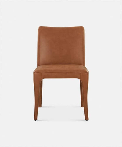 Acari - Chaise de salle à manger en cuir