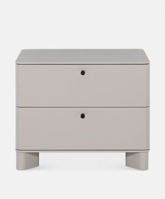 Liscio - Table de chevet contemporaine en métal