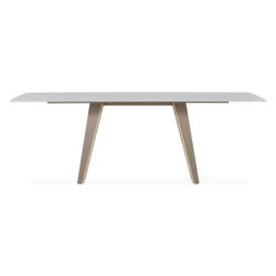 Timeless - Table with Wooden Top by Trica