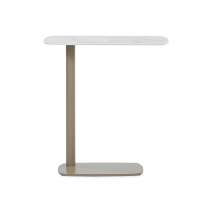Leo - Table d'appoint avec plateau en porcelaine par Trica