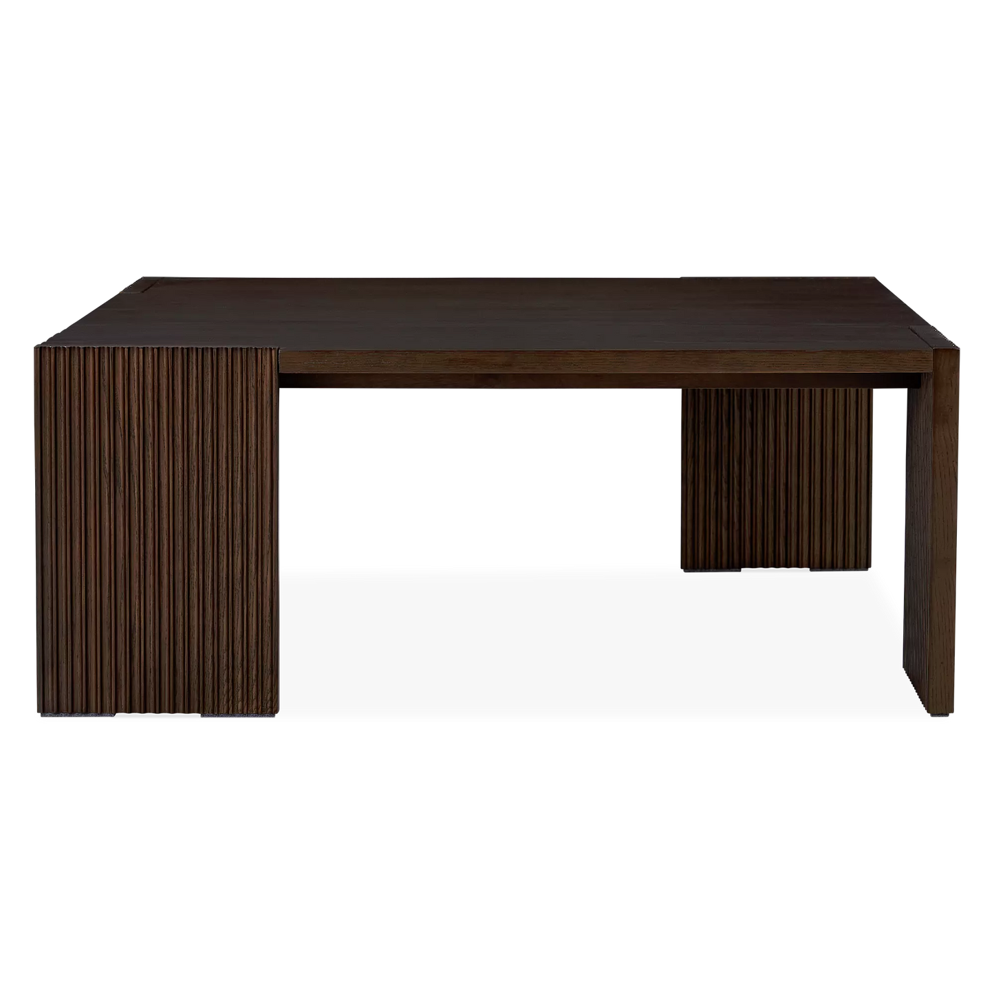 Quadroto - Table basse en placage de chêne