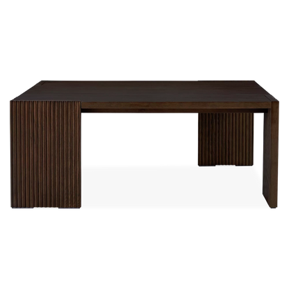 Quadroto - Table basse en placage de chêne