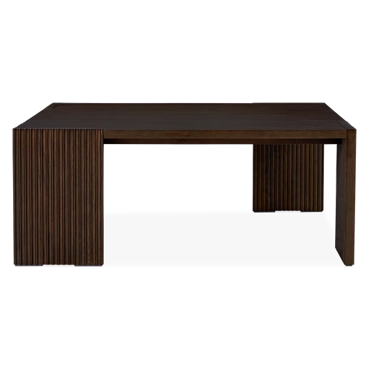 Quadroto - Table basse en placage de chêne