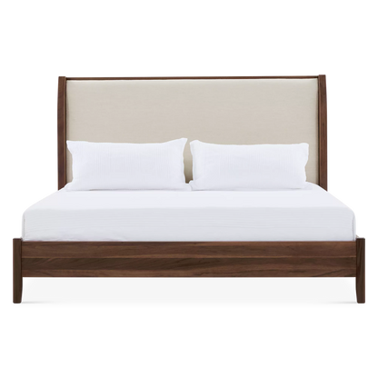 Julia - Lit en noyer fumé par Mobican