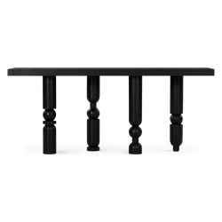 Hokina - Console en chêne teint noir