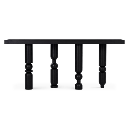 Hokina - Console en chêne teint noir