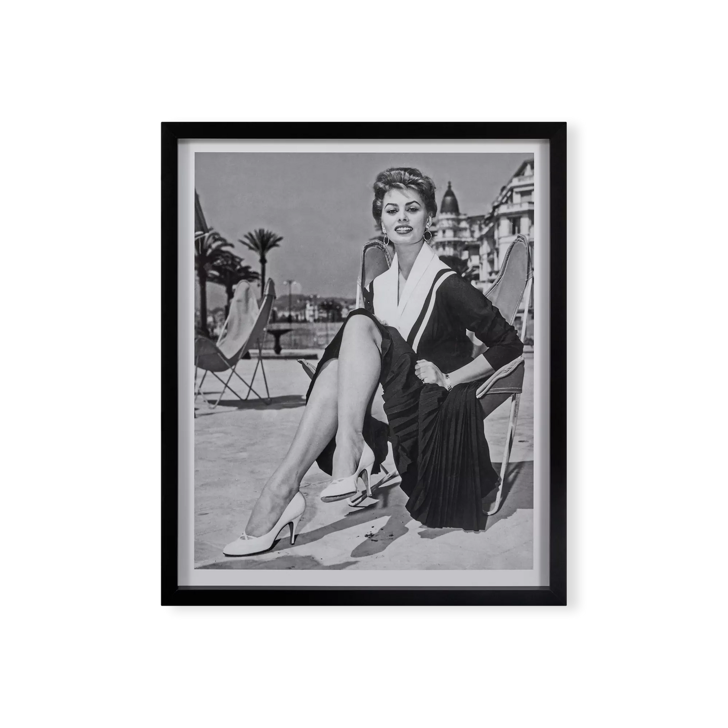 Sophia Loren at Cannes - Print