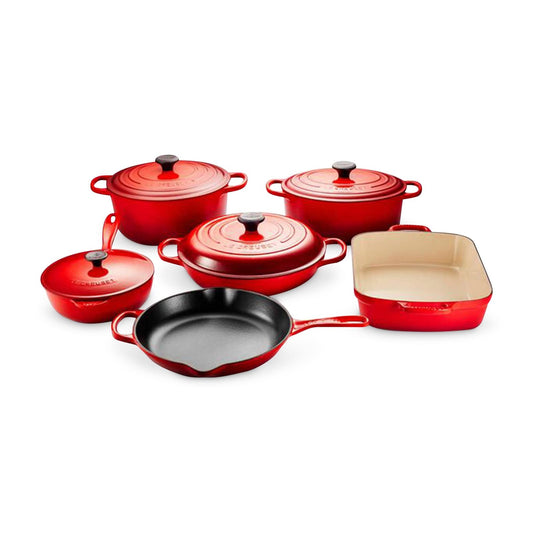 Le Creuset set of 10 pieces