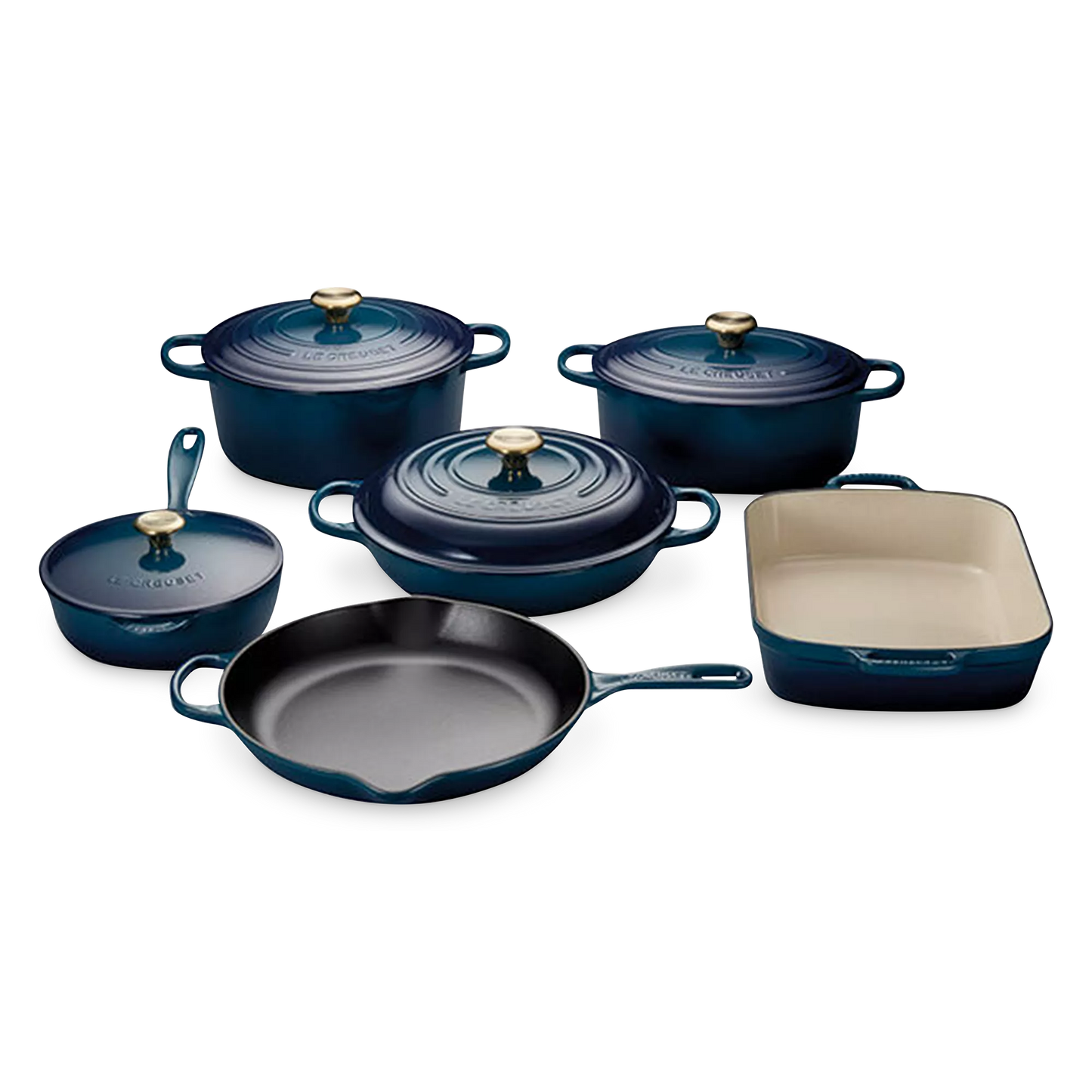 Ensemble 10 pièces par Le Creuset