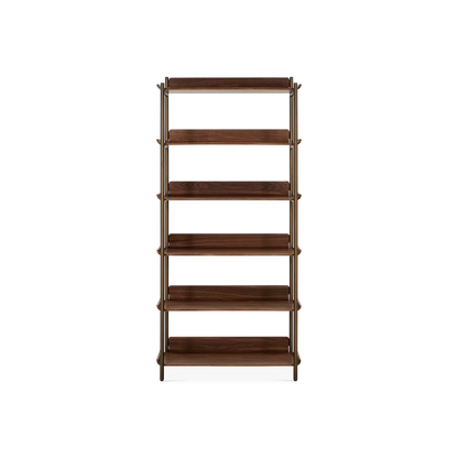 Friyay - Walnut Bookcase