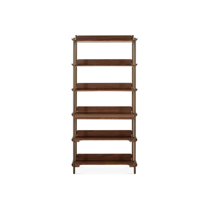 Friyay - Walnut Bookcase