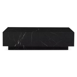 Box - Black Marble Coffee Table