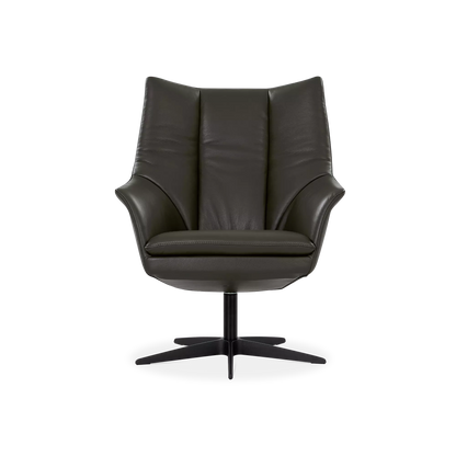 Charoit - Leather Swivel Chair by Gealux