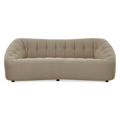 Armonia - Channel Tufted Fabric Sofa