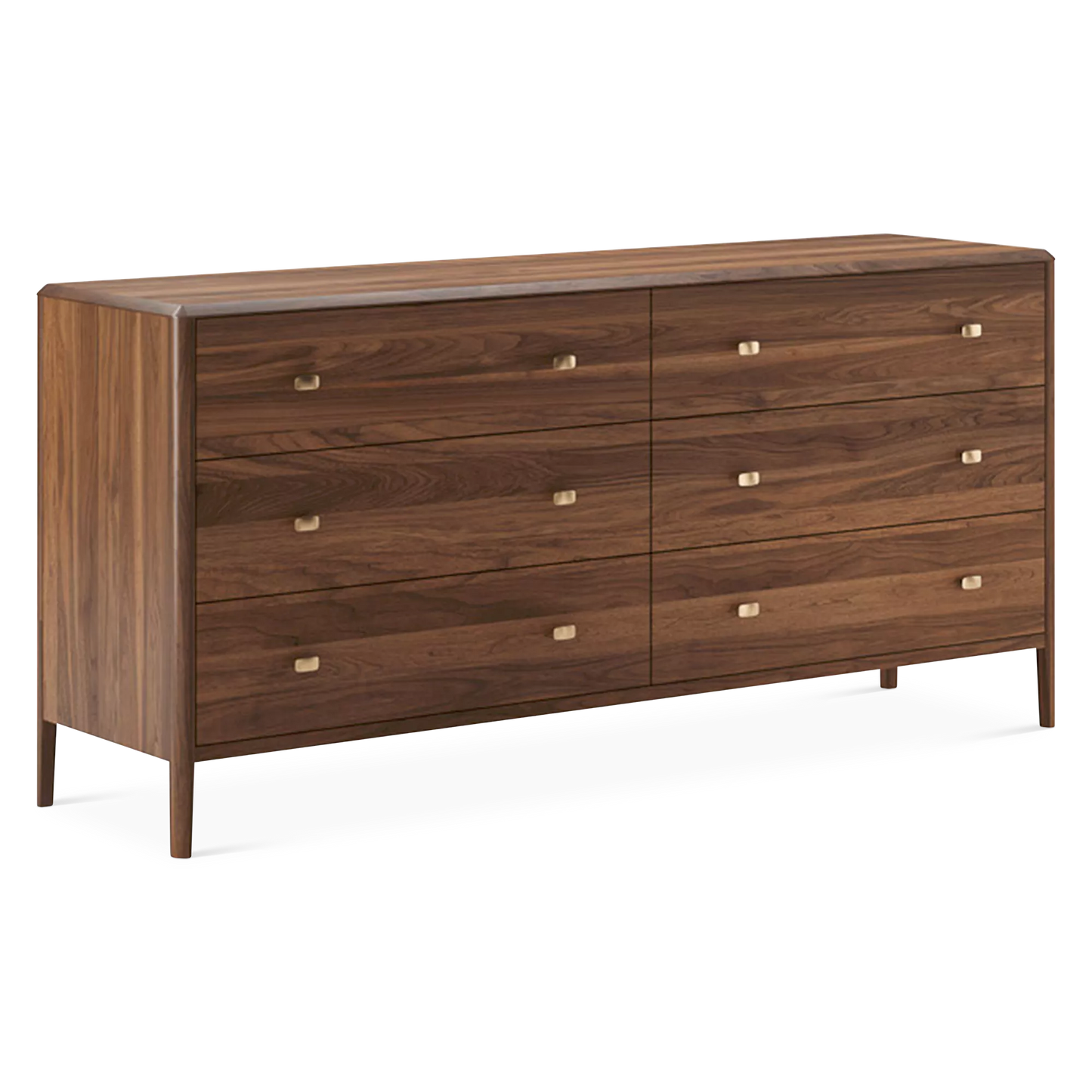 Luna - Smoked Walnut Wood Dresser by Mobican