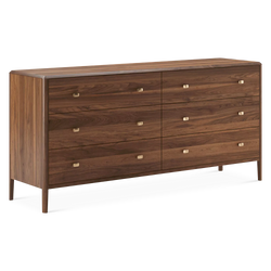 Luna - Smoked Walnut Wood Dresser by Mobican