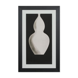 White vase painting