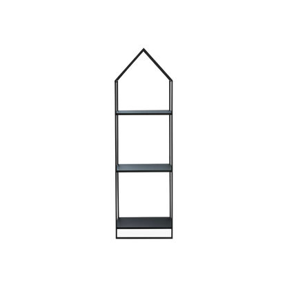 Casa - Small Black Metal Bookcase