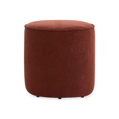 Rust - Round Pouf