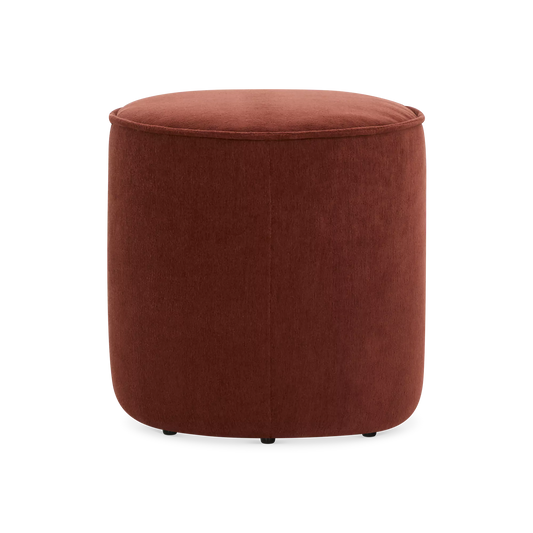 Rust - Round Pouf
