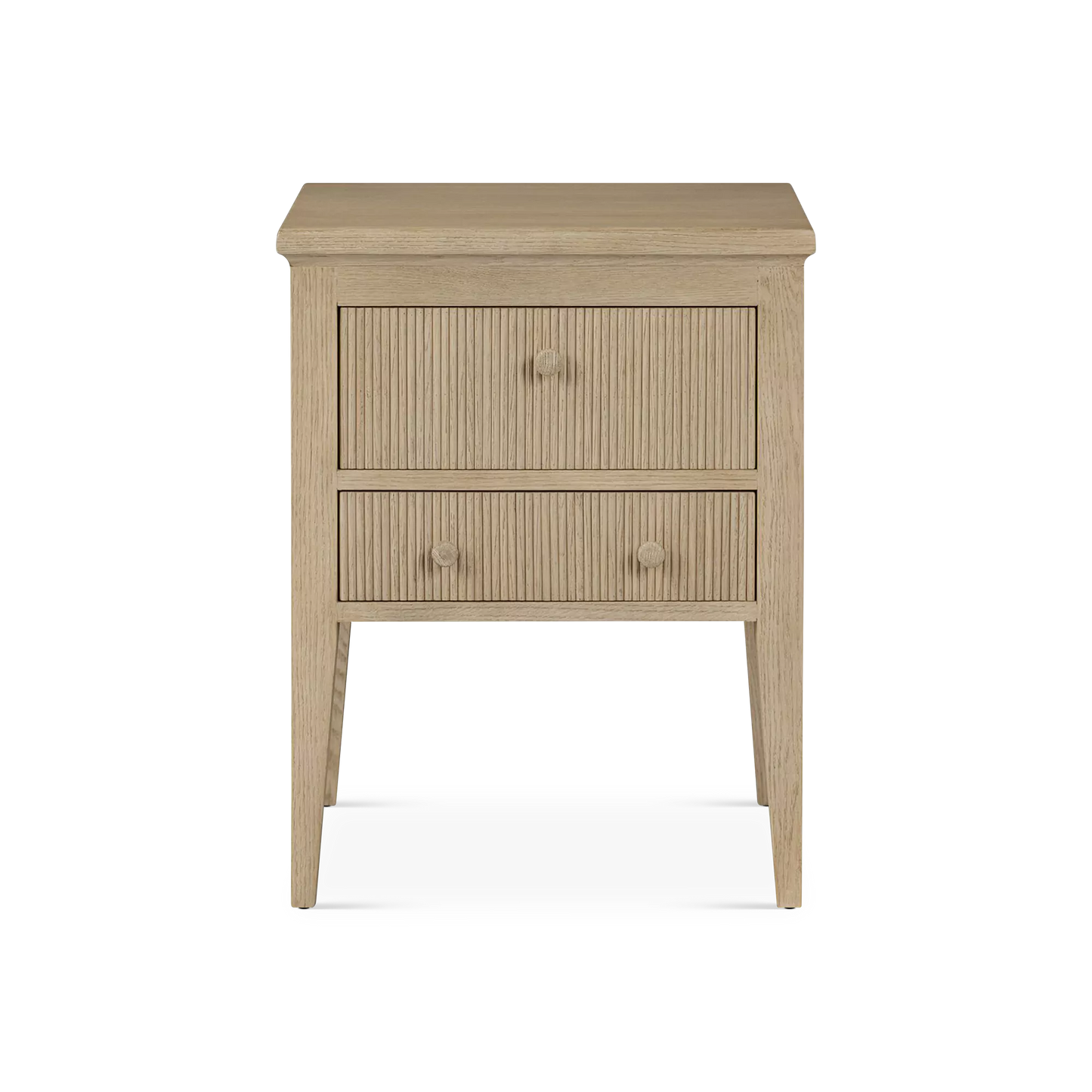 Bush - Oak Wood Nightstand by Four Hands