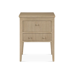 Bush - Oak Wood Nightstand by Four Hands