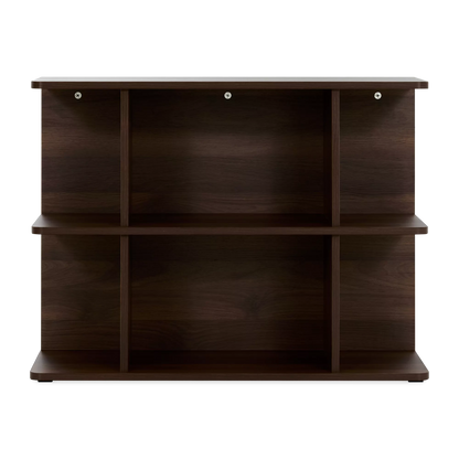 Mila - Short Bookcase in Natural Wood Veneer