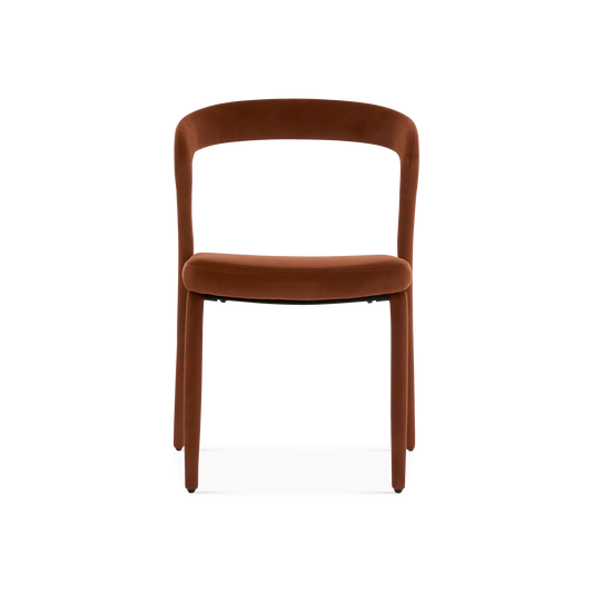 Hera - Chaise de salle à manger en velours