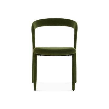 Hera - Chaise de salle à manger en velours