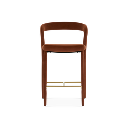Tokyo - Tabouret de comptoir en velours