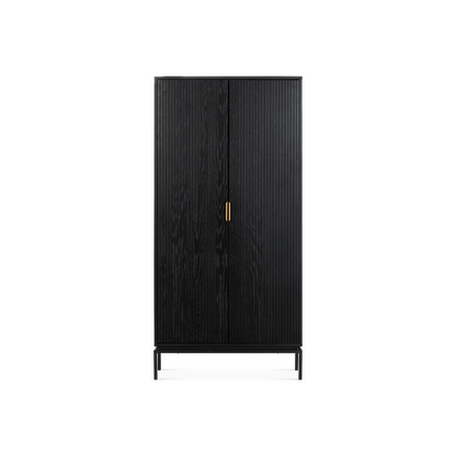 Matea - Large Black-Wood Cabinet