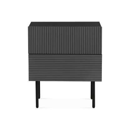 Cannelle - Wooden 2-Drawer Nightstand