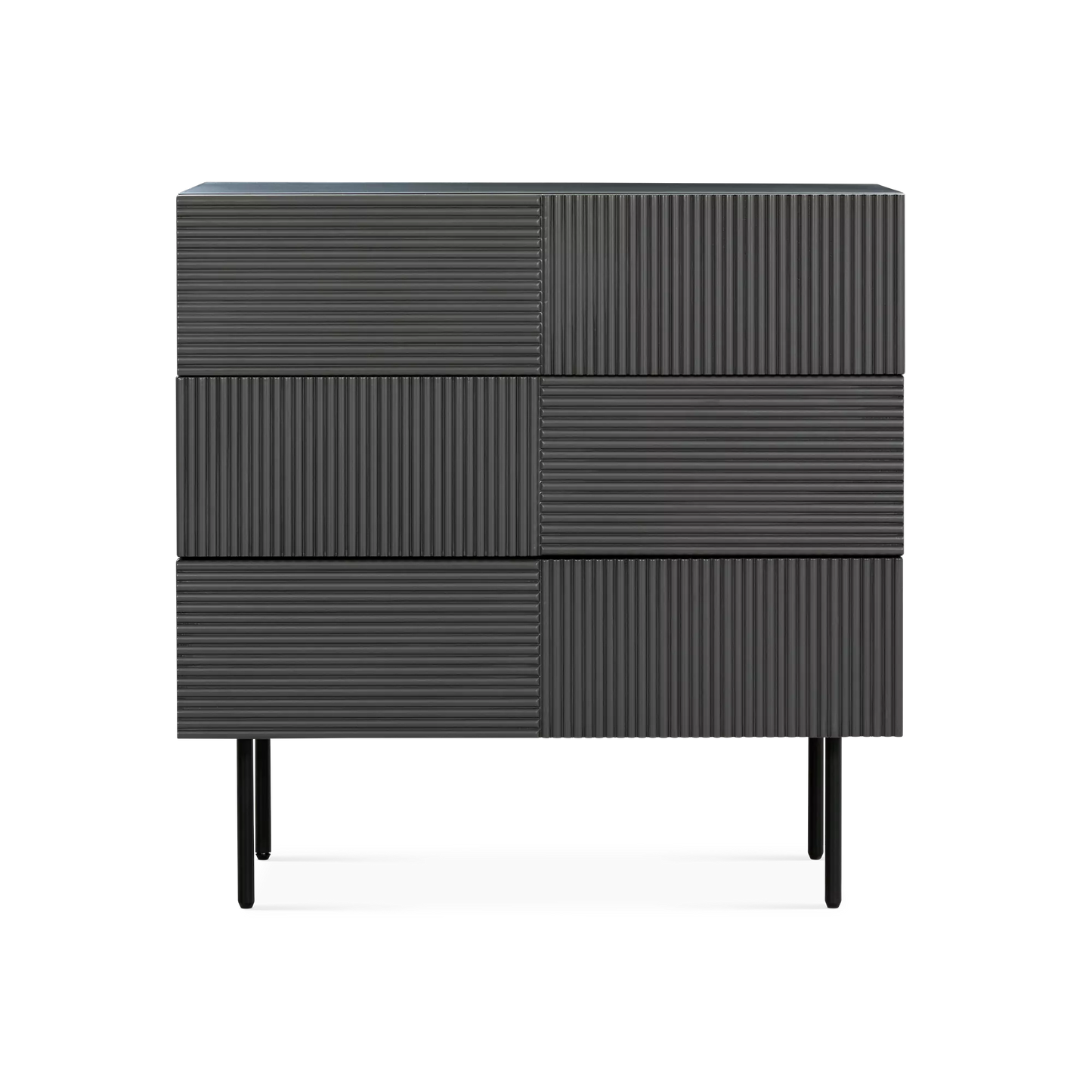 Cannelle - Commode en bois avec 3 tiroirs