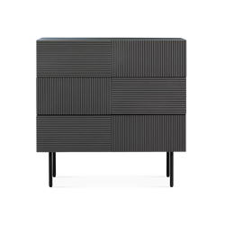 Cannelle - Commode en bois avec 3 tiroirs