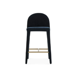 Oliver - Tabouret de comptoir en velours