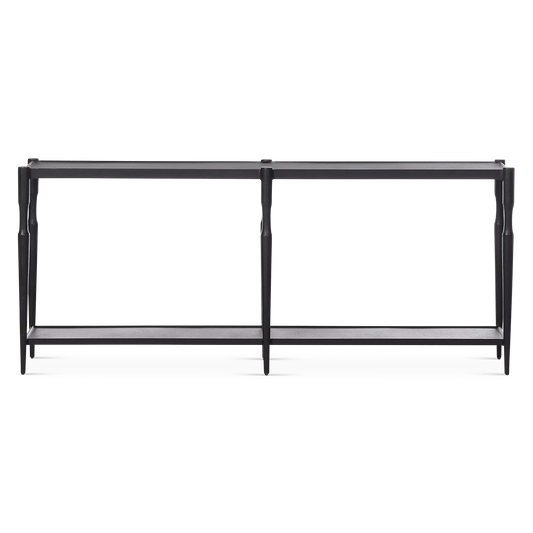 Augusta - Textured Iron Console Table by Four Hands