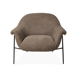 Suerte - Fauteuil en tissu brun par Four Hands
