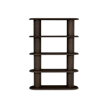 Florence - Dark Wood Bookcase