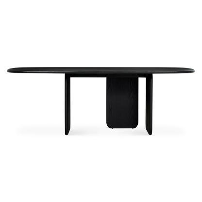 Bologna - Modern Black Wood Dining Table