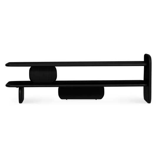 Bologna - Modern Black Wood TV Stand
