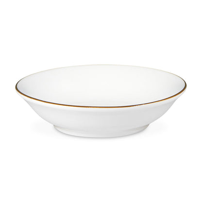 Future - porcelain sauce dish with gold rim