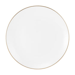 Future - porcelain plate side with gold rim