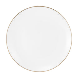 Future - porcelain plate with gold rim