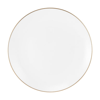 Future - porcelain plate with gold rim