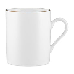 Future - porcelain mug with gold rim