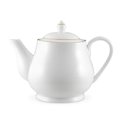Future - porcelain teapot with gold rim