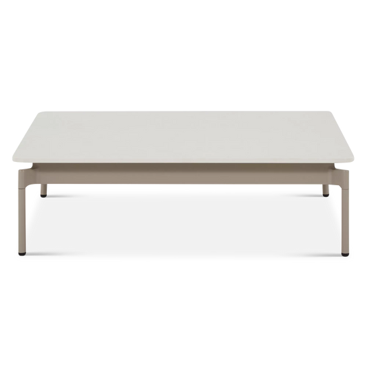 Plateforme - Table basse d'extérieure carrée en céramique