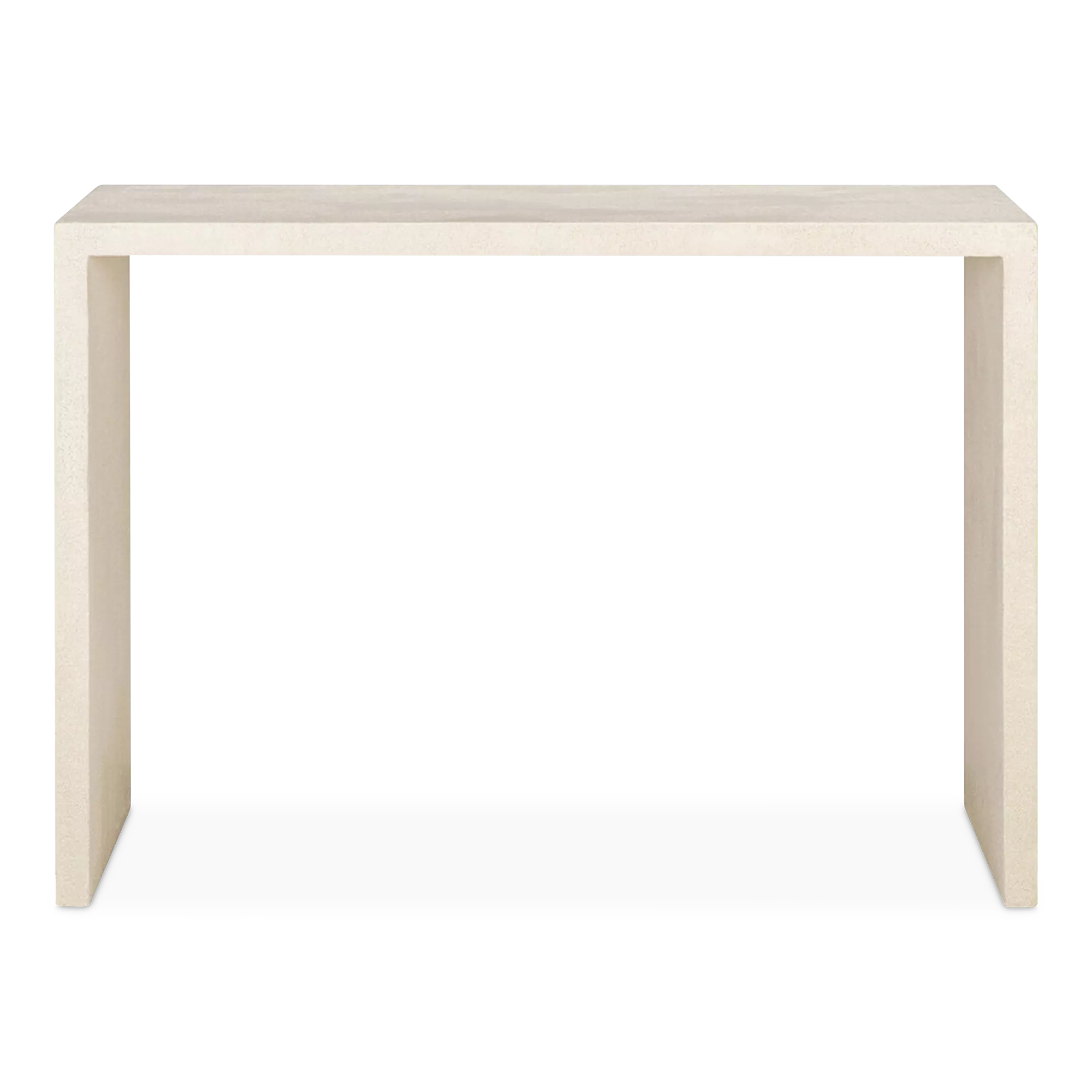 Elements, Console en ciment blanc | Maison Corbeil – Must Société