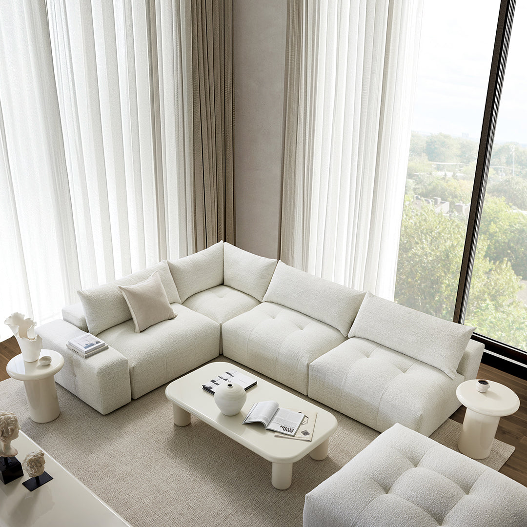Solene  - Fabric-Upholstered Sectional Sofa