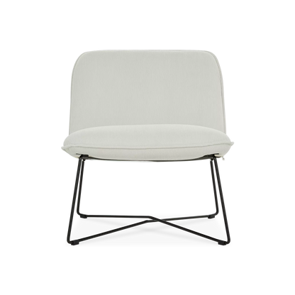 Fly - Fauteuil en tissu velouté